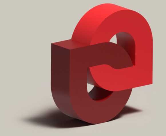 Two red circles interlinked.
